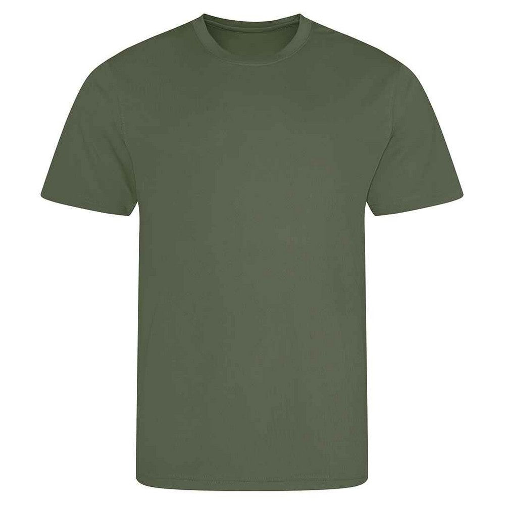 Earthy Green - Front - AWDis Cool Mens T-Shirt