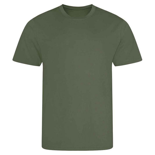 Earthy Green - Front - AWDis Cool Mens T-Shirt