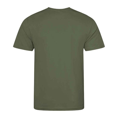 Earthy Green - Back - AWDis Cool Mens T-Shirt