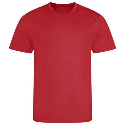Fire Red - Back - AWDis Cool Mens T-Shirt