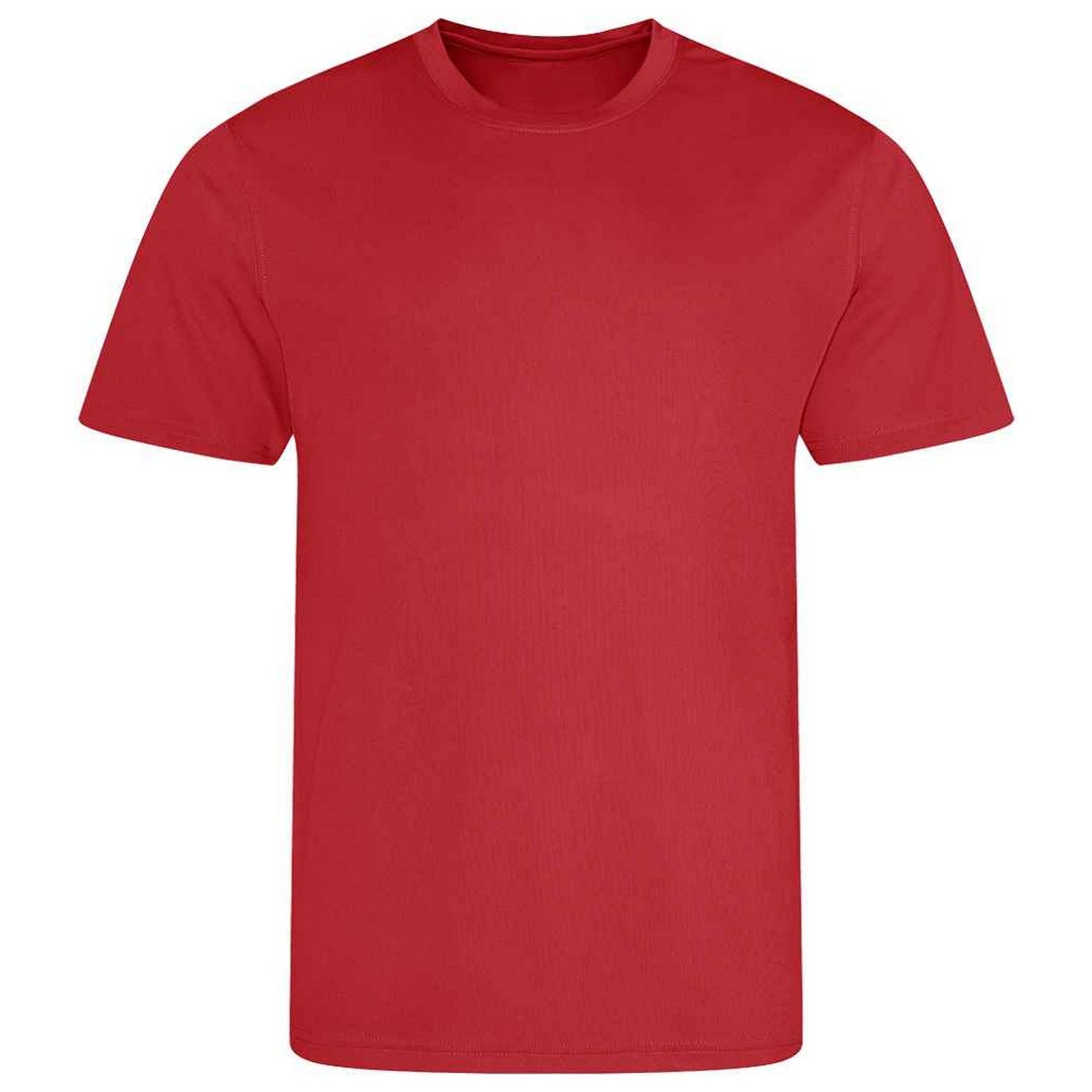 Fire Red - Back - AWDis Cool Mens T-Shirt