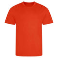 Orange Flame - Front - AWDis Cool Mens T-Shirt