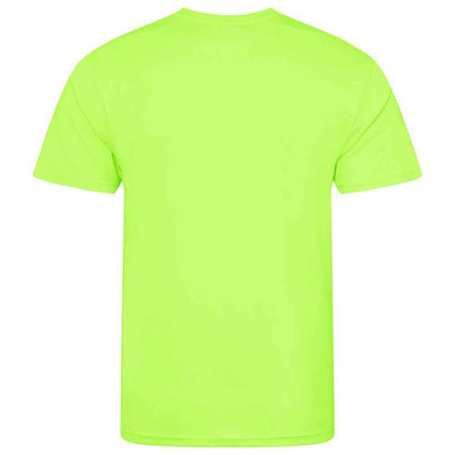 Electric Green - Front - AWDis Cool Mens T-Shirt