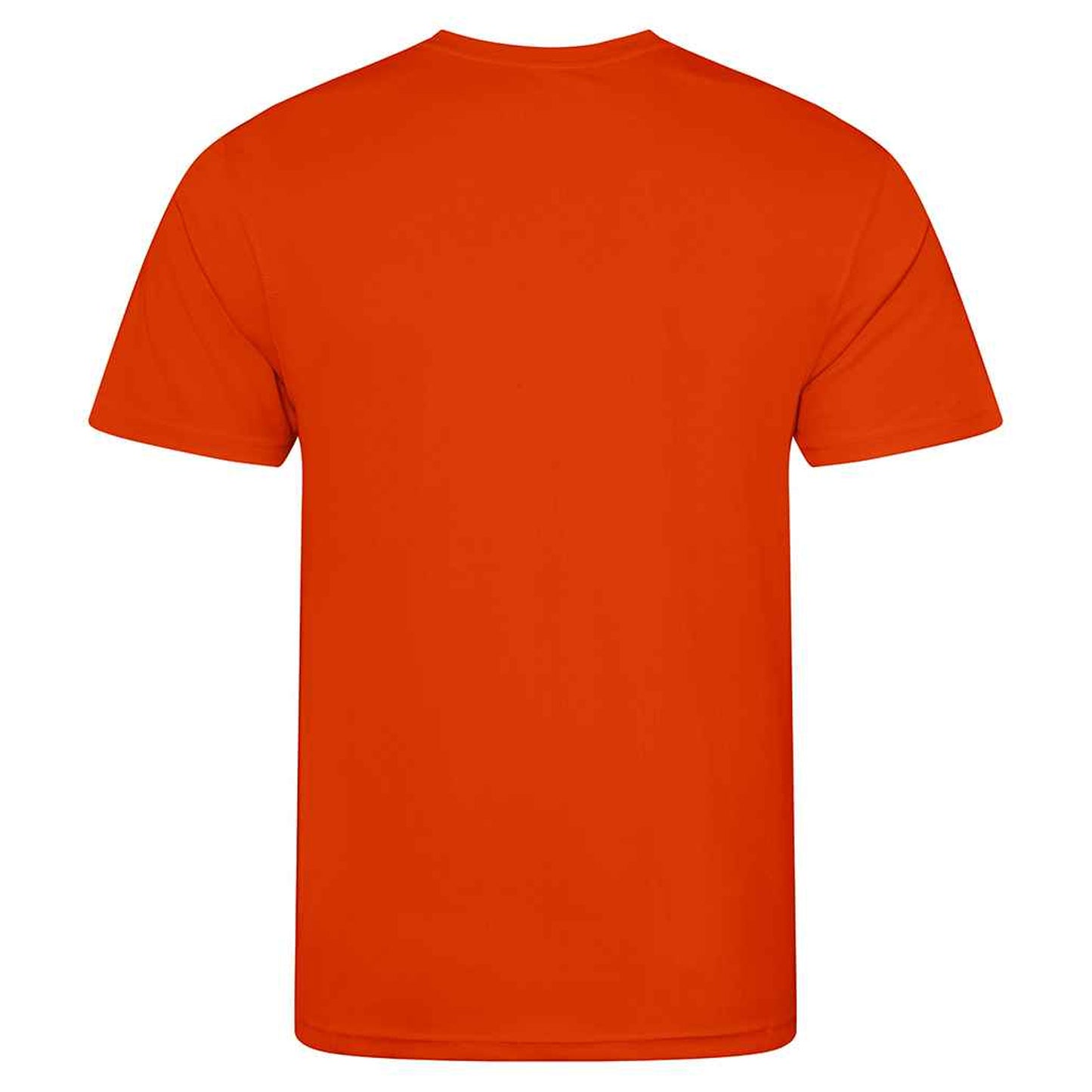 Orange Flame - Back - AWDis Cool Mens T-Shirt