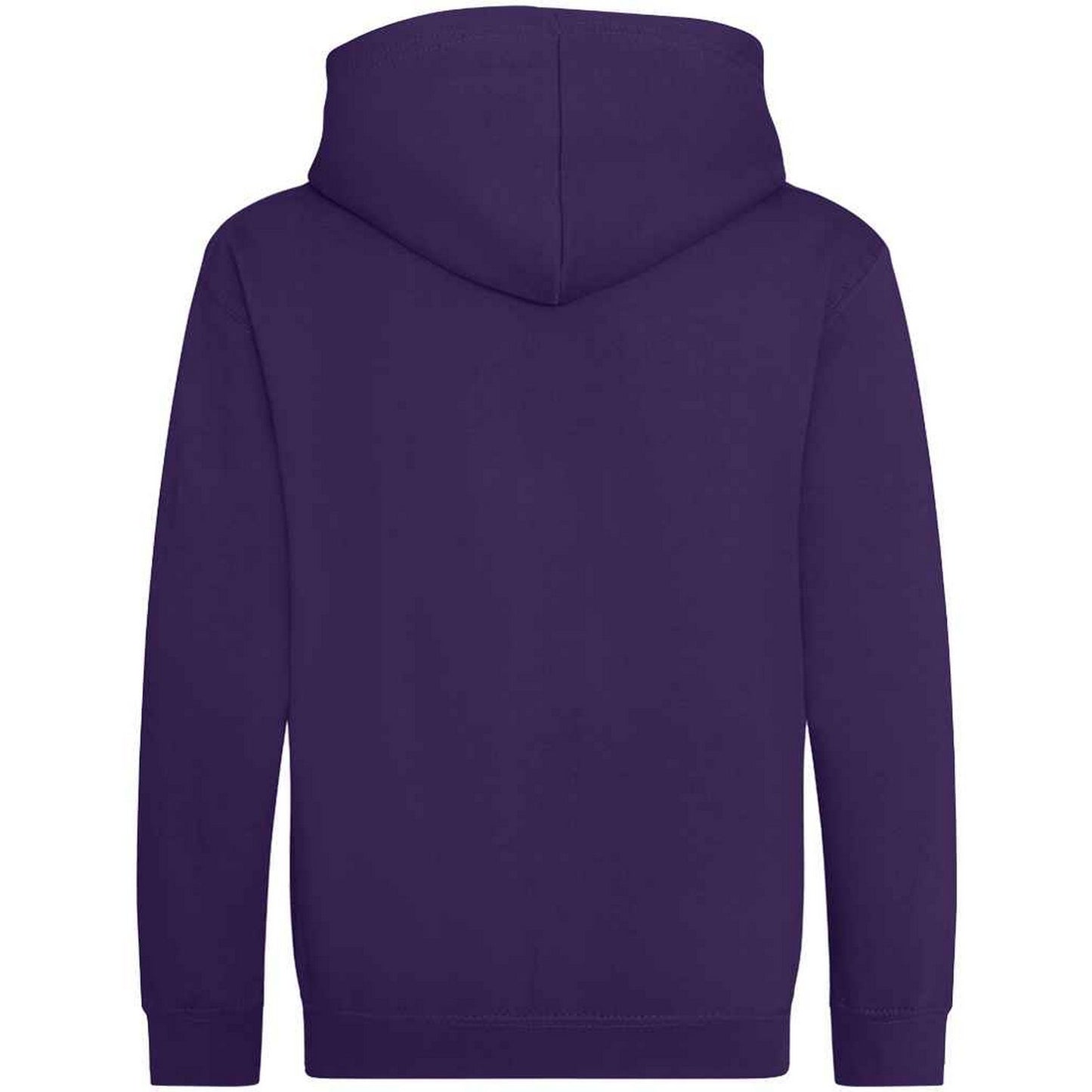 Purple - Front - AWDis Cool Childrens-Kids Zoodie Full Zip Hoodie