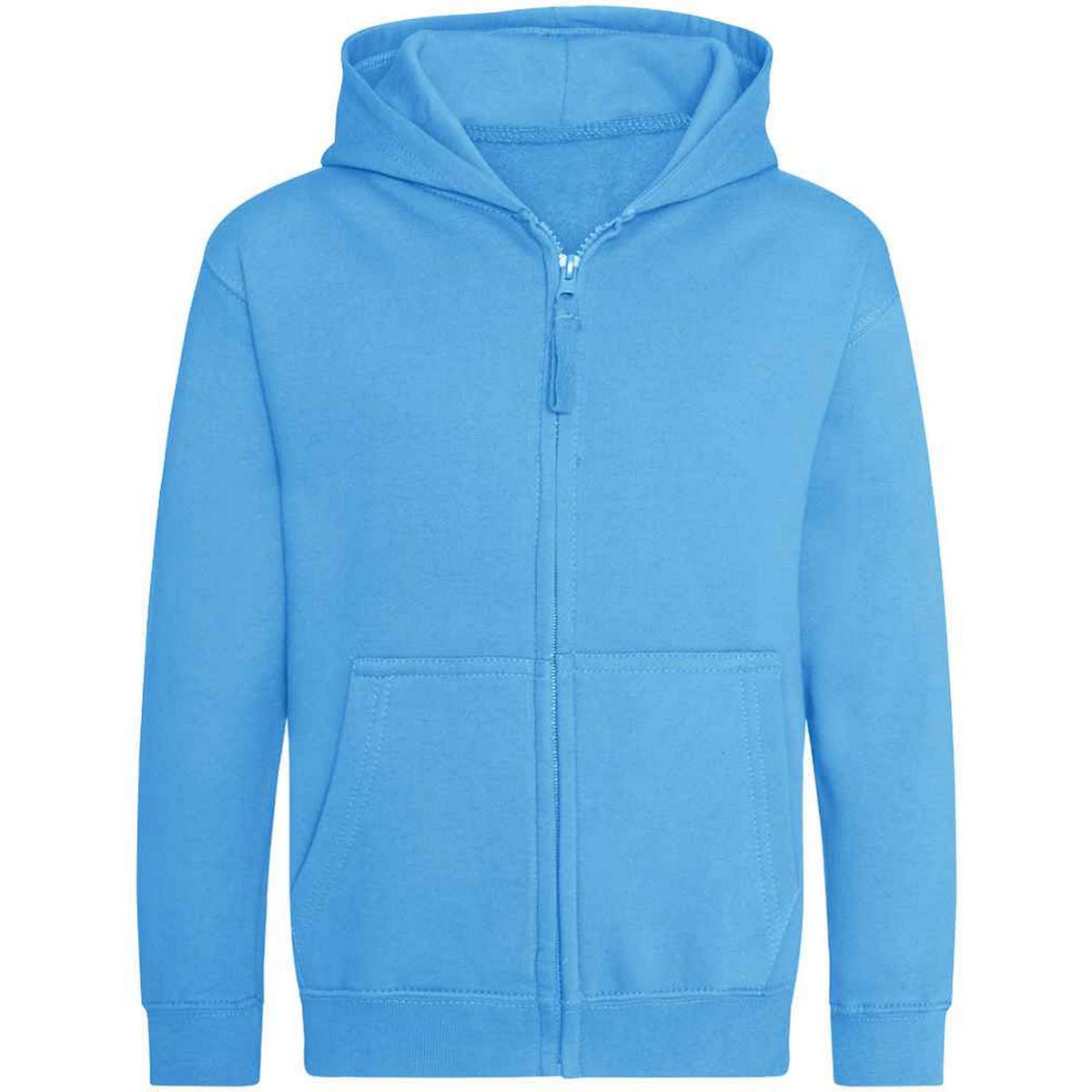 Hawaiian Blue - Back - AWDis Cool Childrens-Kids Zoodie Full Zip Hoodie