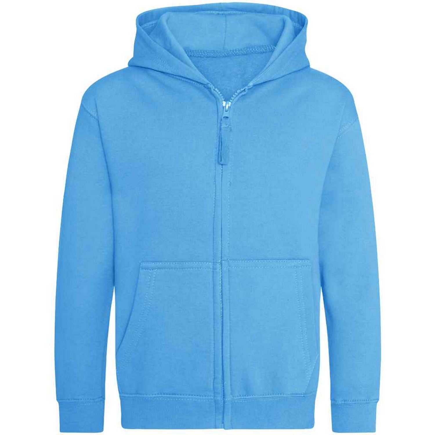 Hawaiian Blue - Back - AWDis Cool Childrens-Kids Zoodie Full Zip Hoodie