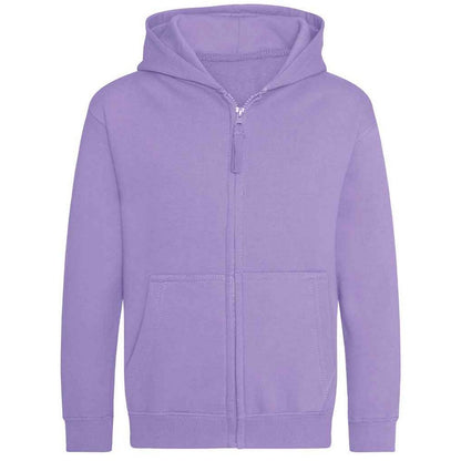 Digital Lavender - Front - AWDis Cool Childrens-Kids Zoodie Full Zip Hoodie