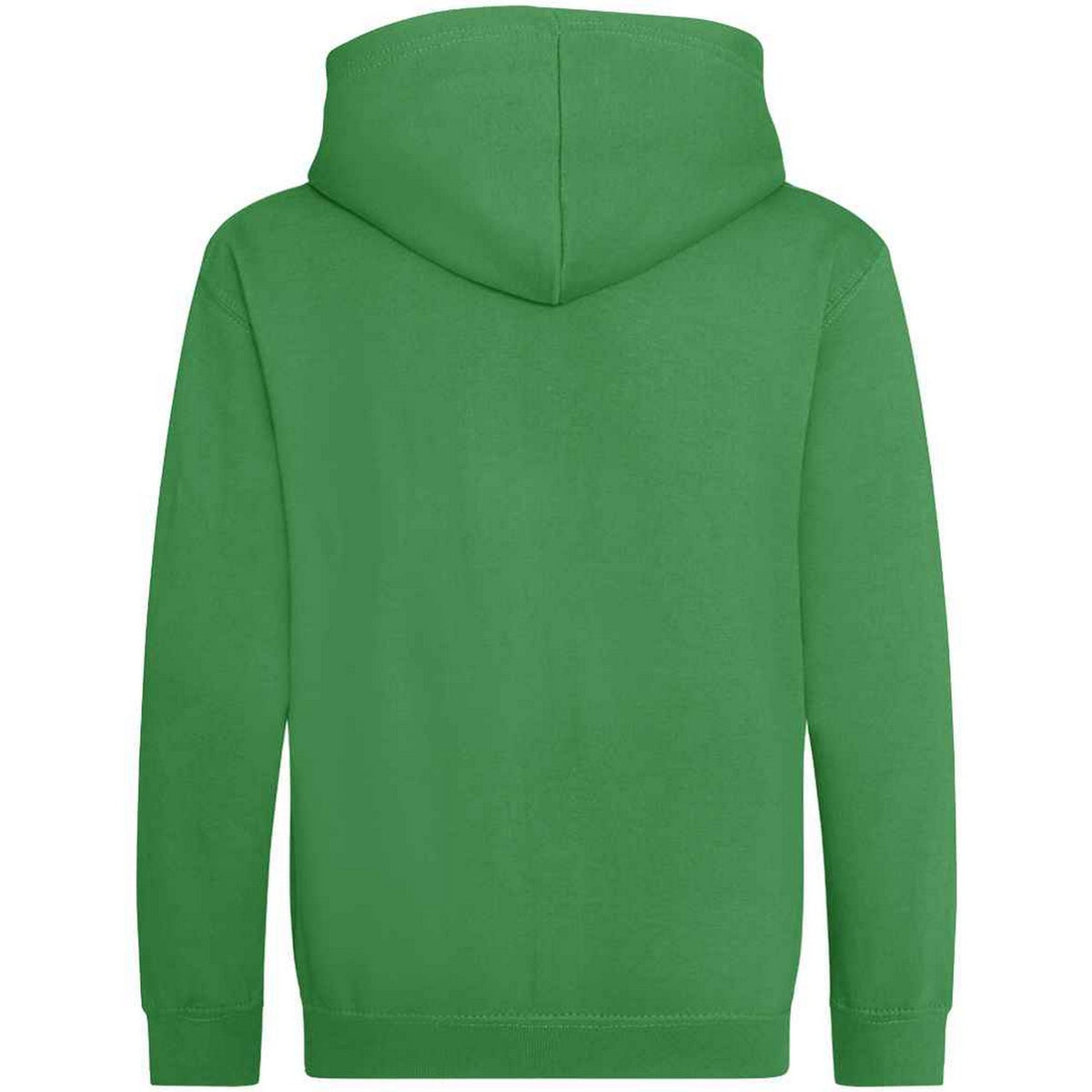 Kelly Green - Front - AWDis Cool Childrens-Kids Zoodie Full Zip Hoodie