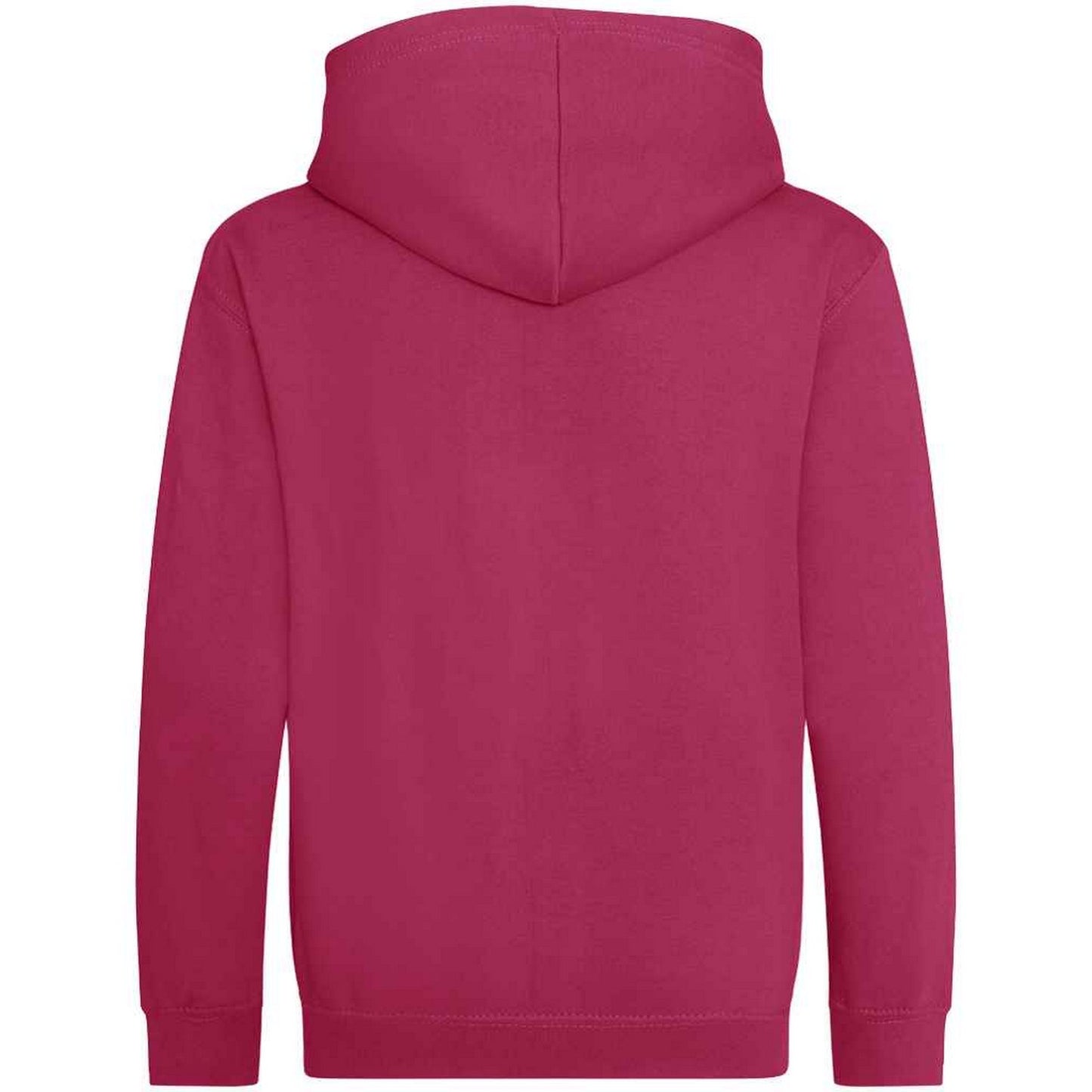 Hot Pink - Front - AWDis Cool Childrens-Kids Zoodie Full Zip Hoodie