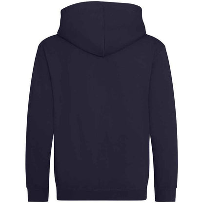 New French Navy - Front - AWDis Cool Childrens-Kids Zoodie Full Zip Hoodie