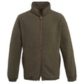 Olive Green - Front - Brook Taverner Unisex Adult Baltimore Fleece Jacket