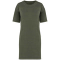 Organic Khaki - Front - Native Spirit Womens-Ladies T-Shirt Dress