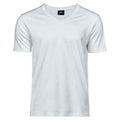 White - Front - Tee Jays Mens Luxury V Neck T-Shirt