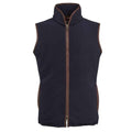 Navy - Front - Brook Taverner Unisex Adult Cincinatti Fleece Gilet