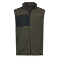 Deep Green-Black - Front - Tee Jays Mens Mountain Fleece Body Warmer
