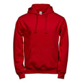 Red - Front - Tee Jays Mens Organic Hoodie