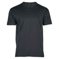 Dark Grey - Front - Tee Jays Mens Basic T-Shirt