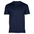Navy - Front - Tee Jays Mens Basic T-Shirt