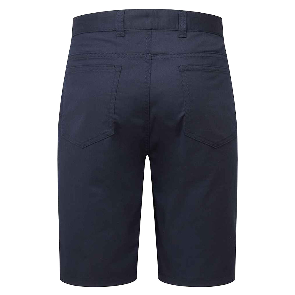 Navy - Back - Premier Mens Performance Chino Casual Shorts