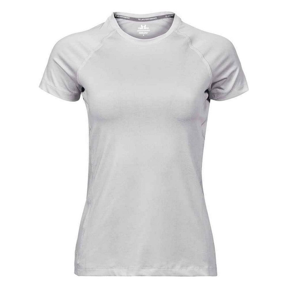 Olive Melange - Back - Tee Jays Womens-Ladies CoolDry T-Shirt