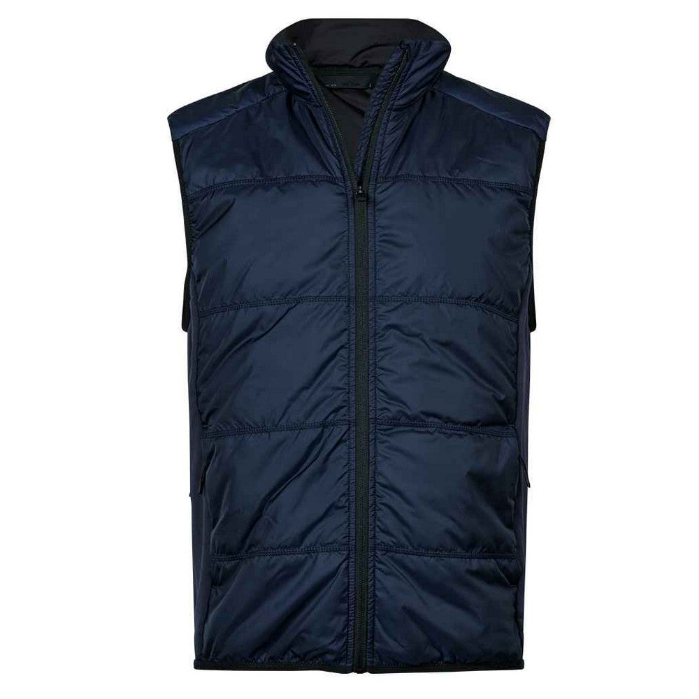 Navy - Front - Tee Jays Mens Stretch Hybrid Body Warmer