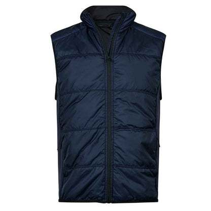 Navy - Front - Tee Jays Mens Stretch Hybrid Body Warmer