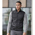 Black - Back - Tee Jays Mens Stretch Hybrid Body Warmer