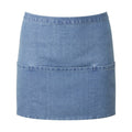 Blue Denim - Front - Premier Colours 3 Pocket Apron