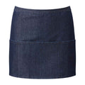 Indigo Denim - Front - Premier Colours 3 Pocket Apron