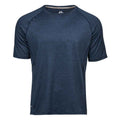Navy Melange - Front - Tee Jays Mens CoolDry T-Shirt