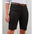 Black - Back - Premier Womens-Ladies Performance Casual Shorts