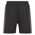 Black-Gunmetal Grey - Lifestyle - Finden & Hales Mens Knitted Shorts