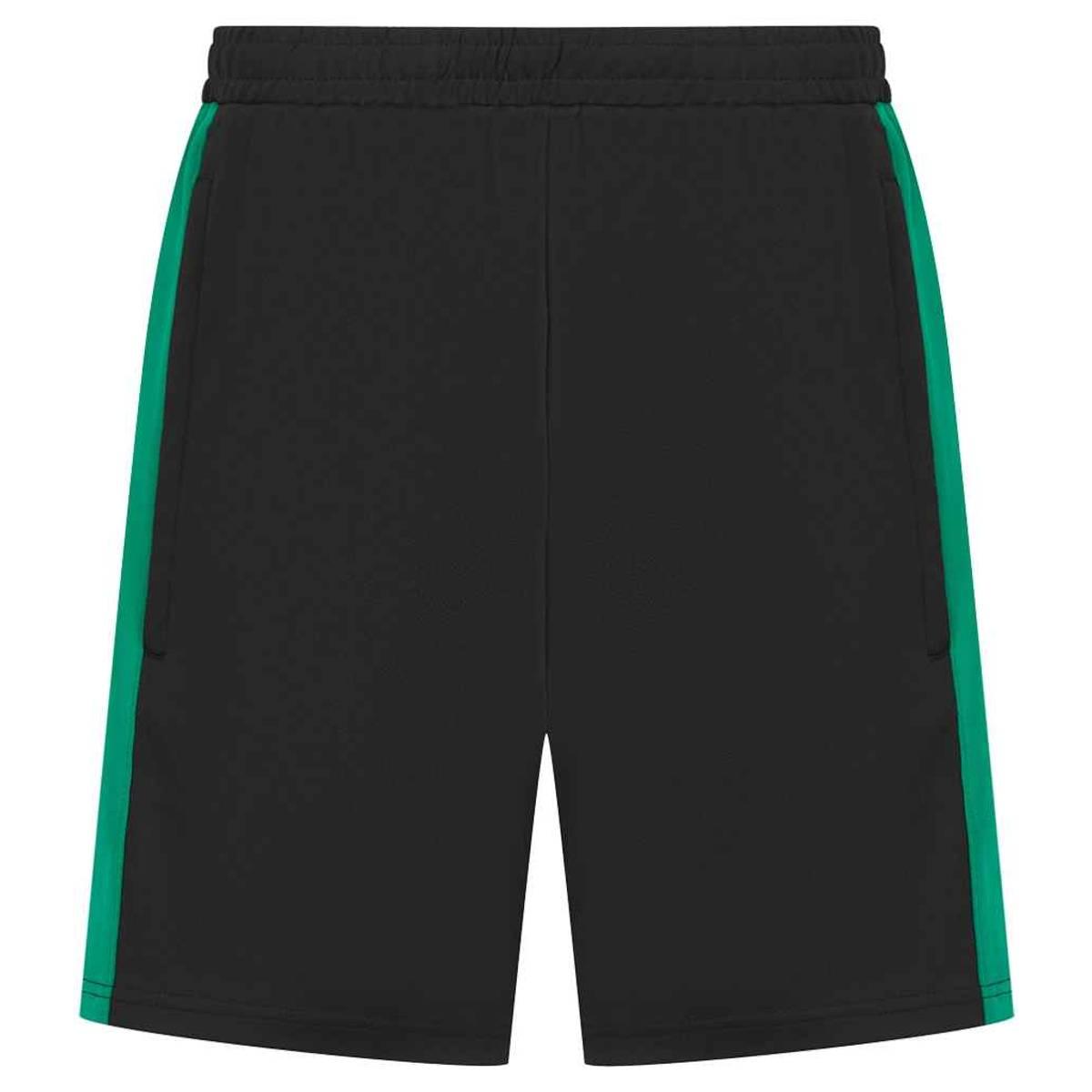 Black-Emerald - Front - Finden & Hales Mens Knitted Shorts