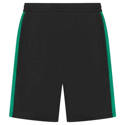 Black-Emerald - Front - Finden & Hales Mens Knitted Shorts