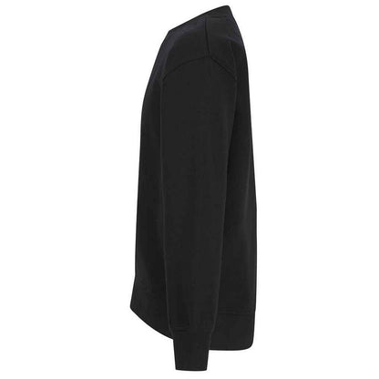 Black - Back - SF Minni Childrens-Kids Curved Hem Sweatshirt