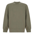 Khaki - Front - SF Minni Childrens-Kids Curved Hem Sweatshirt