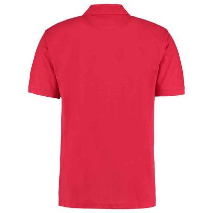 Cardinal Red - Back - Kustom Kit Mens Klassic Piqué Polo Shirt