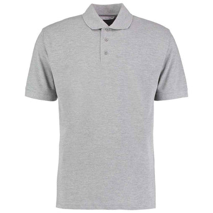 Heather - Front - Kustom Kit Mens Klassic Piqué Polo Shirt