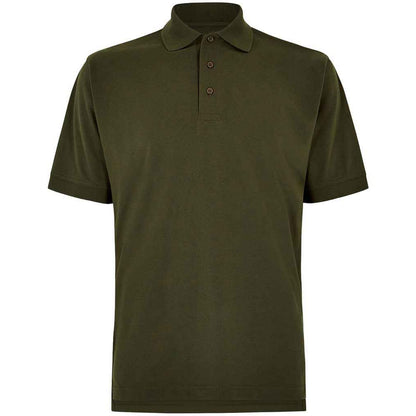Army Green - Front - Kustom Kit Mens Klassic Piqué Polo Shirt