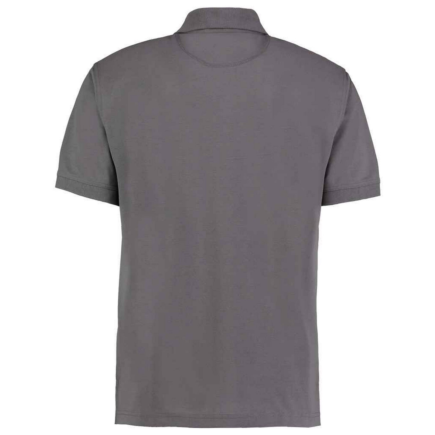 Charcoal - Back - Kustom Kit Mens Klassic Piqué Polo Shirt