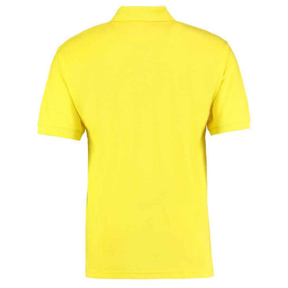 Canary Yellow - Side - Kustom Kit Mens Klassic Piqué Polo Shirt