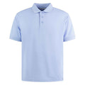 Light Heather Blue - Front - Kustom Kit Mens Klassic Piqué Polo Shirt