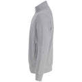Heather Grey - Back - Henbury Unisex Adult Sustainable Quarter Zip Sweatshirt