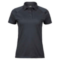 Dark Grey - Front - Tee Jays Womens-Ladies Luxury Sport Polo Shirt