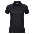 Black - Front - Tee Jays Womens-Ladies Luxury Sport Polo Shirt