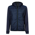 Navy - Back - Tee Jays Womens-Ladies Stretch Hooded Jacket