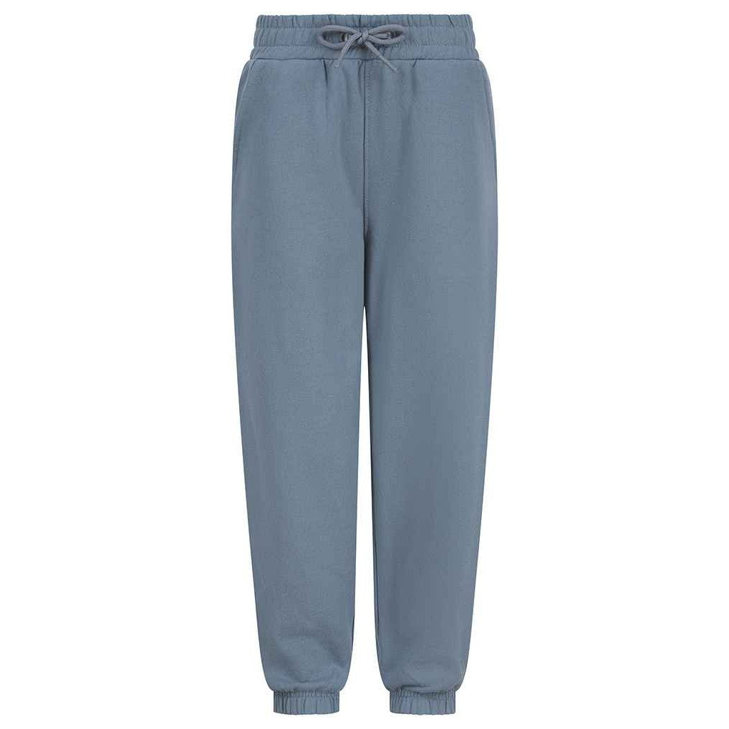 Stone Blue - Front - SF Minni Childrens-Kids Sustainable Cuffed Ankle Jogging Bottoms