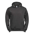 Dark Grey - Front - Tee Jays Childrens-Kids Power Hoodie