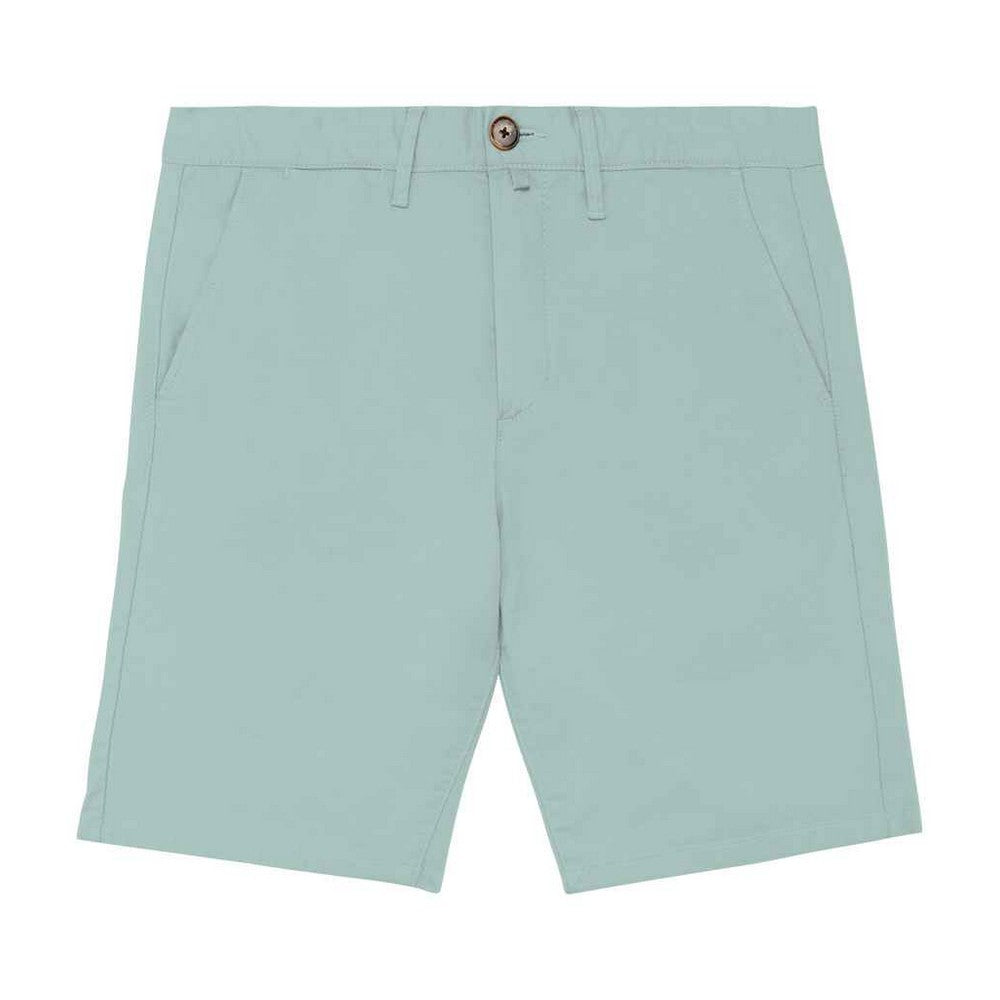 Jade Green - Front - Native Spirit Mens Chino Ticket Pocket Shorts
